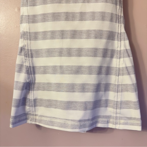 Lululemon Free To Be Tank Micro Macro Polar Cream Silver Slate Women Size 6 - Picture 7 of 12